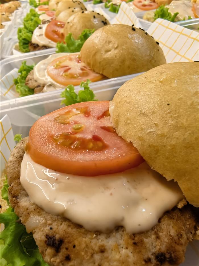 Freshly packed keto meal