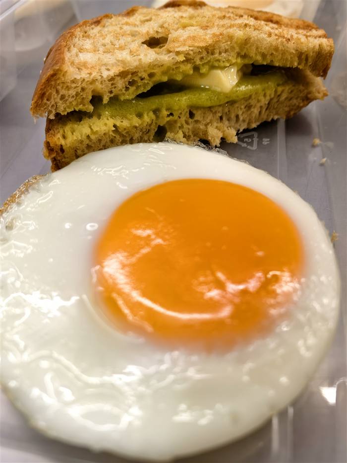Freshly packed keto meal